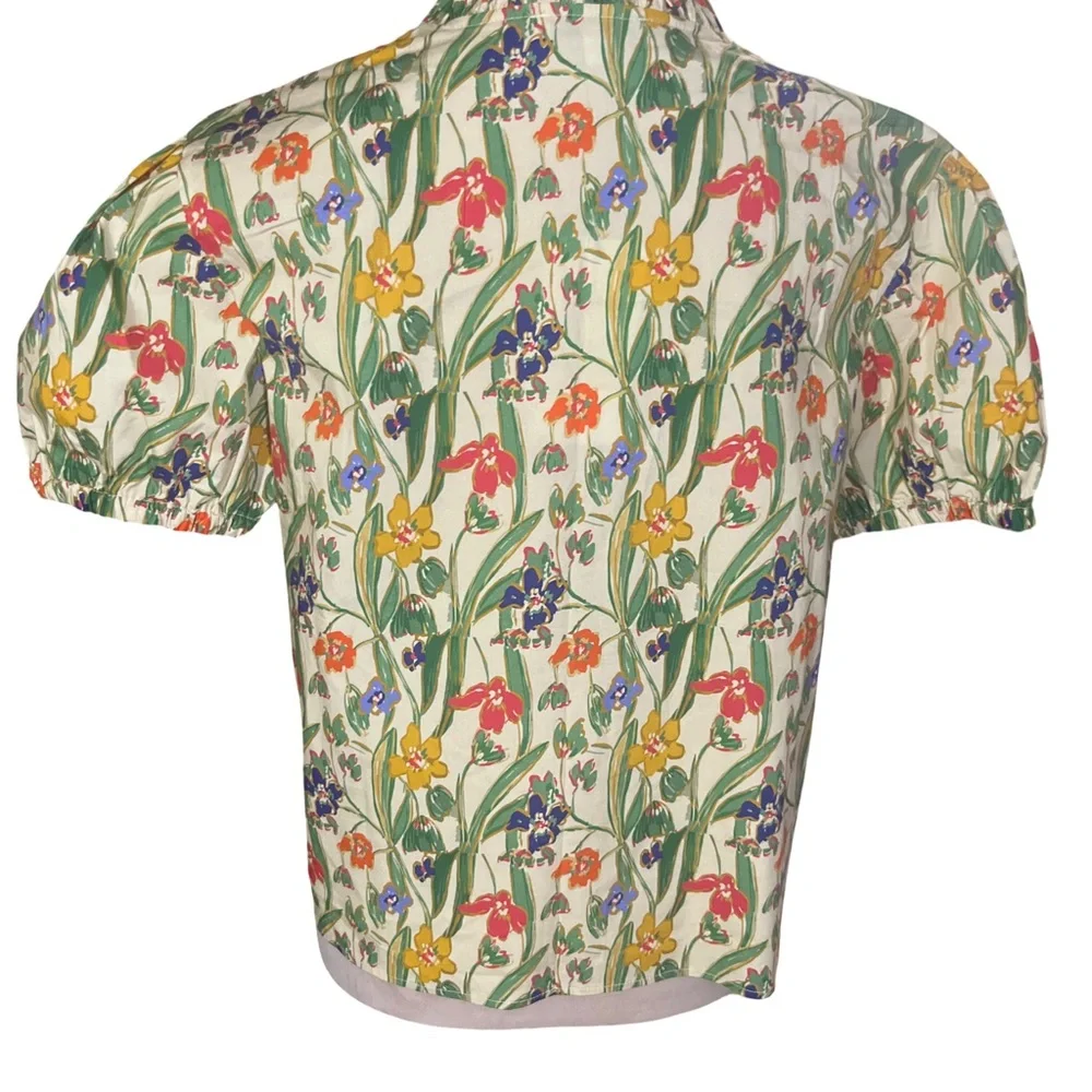 Taylor Tillman New York NWT Ruby Top in Floral Symphony Size M - Picture 4 of 7